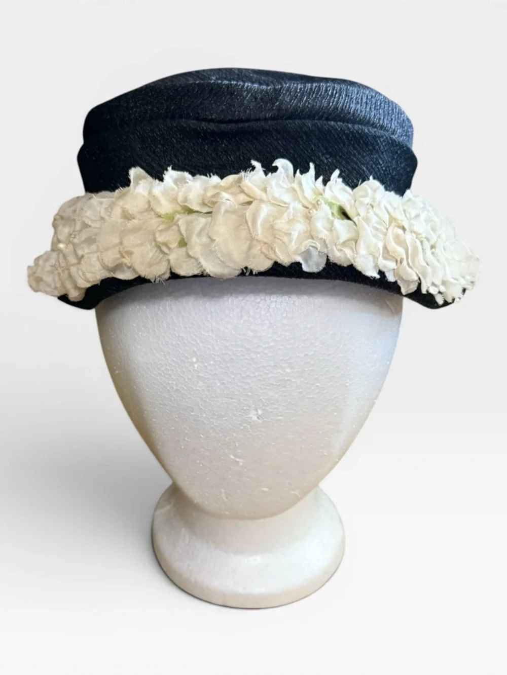 Vintage Floral Pillbox Hat